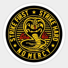 cobra kai vintage -- Choose from our vast selection of stickers to match with your favorite design to make the perfect customized sticker/decal. Perfect to put on water bottles, laptops, hard hats, and car windows. Everything from favorite TV show stickers to funny stickers. For men, women, boys, and girls. The Karate Kid 1984, Pin Pin, Karate Kid, Small Magnets, Custom Magnets, Hard Hats, Car Windows, Funny Stickers, Custom Stickers