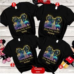 Disney Family Shirts Family Shirts Disney, Disney Family Shirts, Vacation 2023, Matching Family T Shirts, Family T Shirts, Disney Family Vacation, Disney Family, Happy Holiday, Brother Sister