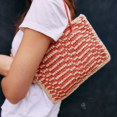 Elevate your look sustainably with our small woven raffia bag! Featuring red and natural hues and soft vegan leather straps for chic style. Shop Now! Trending Flats, Raffia Bag, Woven Raffia, Girls Boots, Girls Bags, Sneaker Collection, Elevate Your Look, Boots For Sale, Natural Red