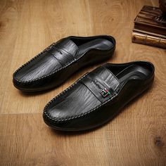 description Half Shoes, Mens Summer Shoes, Men's Slippers, Man Shoes, Business Shoes, Shoes Summer, Elegant Shoes, Breathable Shoes, Leather Slippers