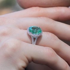 ✨💎 It gives you beautiful, attractive and outstanding jewelry experience ✨ * Everlasting Confidence * Wonderful Quality * Stay Shiny * Exquisite Fit * Over 17,000 cumulative user reviews, rating 4.8+/5 Elegant Design and Craftsmanship Dive into the luxurious world of fine jewelry with our Emerald Sea Majesty Ring. This exquisite piece features a 5-carat oval-cut aqua green stone, meticulously crafted to capture the essence of the ocean's depths. The platinum-plated sterling silver setting ensures a lasting shine, embodying both strength and beauty. Its vintage style echoes timeless elegance, making it a perfect heirloom piece. Sparkling Details that Dazzle Surrounding the central stone is a halo of cubic zirconia, adding a scintillating sparkle that catches the light from every angle. The Oval Gemstones With Halo Setting For Formal Occasions, Luxury Oval Gemstones With Halo Setting, Exquisite Oval Brilliant Cut Gemstones, Exquisite Oval Brilliant-cut Gemstones, Elegant Oval Brilliant Cut Gemstones, Oval Brilliant Cut Gemstones For Fine Jewelry, Exquisite Oval Emerald Ring, Dazzling Oval Brilliant Cut Gemstones, Oval Brilliant Cut Dazzling Gemstones