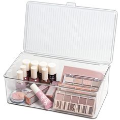 an open makeup box with all the contents in it