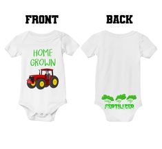 Home Grown Fertilizer Baby Shirt Kid Bodysuit Country Farm Animal Farmer Rancher Farmer Baby, Baby Shirt Design, Farm Shirts, Funny Baby Shirts, Home Grown, Country Farm, Cute Family, Farm Animal, Baby Shirts