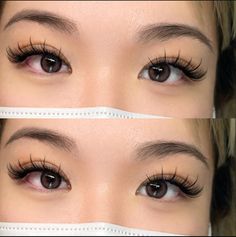 Asian Lashes Extensions, Lashes For Asian Eyes, Cute Eyelash Extensions, Lashes On Asian Eyes, Wide Set Eye Lashes, Manhwa Lashes Extension, Asian Lash Extensions Styles, Lash Extensions Styles Asian Eyes