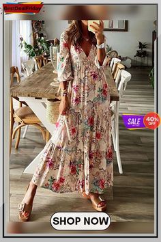 Lantern Sleeve Floral Paisley Print Dress P9292608142 Patterned Floral Print V-neck Maxi Dress, Spring Patterned V-neck Boho Dress, V-neck Midi Dress With Paisley Print For Beach, Multicolor V-neck Boho Dress For Garden Party, Patterned Floral Print V-neck Boho Dress, Chic Paisley Print Maxi Dress For Vacation, Patterned Floral Print V-neck Dress, V-neck Floral Print Patterned Dress, Patterned Floral Midi Dress For Brunch