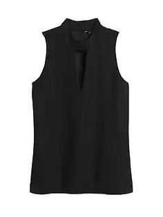 Women's Up To 60% Off Blouses Up To 50% Off Must-Have Styles | Banana Republic Solid Color Sleeveless Blouse For Work, Sleeveless Blouse For Work, Sleek Sleeveless Blouse For Work, Chic Structured Formal Tops, Elegant Structured Tops For Night Out, Summer Structured Tops For Workwear, Structured Summer Tops For Workwear, Structured Tops For Summer Workwear, Chic Structured Tops For Office