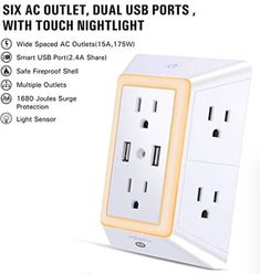 an advertisement for the new smart phone charger with dual usb ports, which is also available in multiple colors