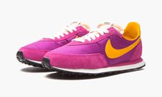 The Nike Waffle Trainer 2 “Fireberry” is a throwback design that harkens back to the brand’s most popular performance running shoes of the 1970s.  The Waffle Trainer is in the same category as early Nike running shoes like the LDV, Waffle Racer, and Daybreak, three styles that have been used in one way or another by fashion brands such as sacai and Undercover in collaborations with Nike in recent years.  The Waffle Trainer 2 “Fireberry” appears as if it were directly sourced from the pages of an Waffle Trainer 2, Nike Waffle Trainer, Streetwear Chic, One Way Or Another, Nike Waffle, 2024 Style, Nike Running Shoes, Grown Women, Stadium Goods