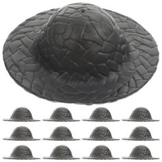 a bunch of hats that are on top of each other