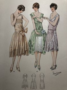 Vintage Art Deco Atelier Bachroitz Hand Colored French Flapper Fashion Print 24 | eBay 1920s Womens Dress, 1920s Fashion Historical, Cute 1920s Outfits, Real 1920s Fashion, Vintage 1920s Flapper Dress, 1929 Womens Fashion, 1920s New Orleans Fashion, 1020s Fashion, 1920s Fashion Formal