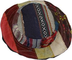 Country vibes are done right with this beachy, vibrant full hat with patchwork all over on the brim and crown with a wire rim to give a body. The cotton hat has cotton handmade patchwork which looks unique. #tlb #vacationclothing #bohogift #Fall #bohemianfashion #Handmade #BohemianHat Handmade Curved Brim Hippie Hat, Multicolor Cotton Bohemian Hat, Multicolor Bohemian Hat, One Size Fits Most, Bohemian Multicolor Bucket Hat, Hippie Bucket Hat, One Size Fits Most, Boho Pajamas, Bohemian Hat, Western Bohemian, Bohemian Hats