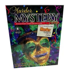 Role Playing Dinner Party Game For 8-Murder Mystery At Mardi Gras By University Games, Boxed Pack Set Comes With Everything You Need For A Murder Mystery Dinner Party Contains Party Planner With Recipes And Character Booklets Includes A Free Bonus Murder Mystery Party Game For Ages Teen To Adult For Eight Players New Condition. Ready To Ship Bundle Discounts On Multiple Items Fast Delivery Sustainable Business 5 Start Seller University Games, Murder Mystery, Dinner, Party, Game Set, Fun Gatherin Mystery Party Game, Mystery Dinner Party, Dinner Party Games, Dinner Box, Mystery Dinner, Mystery Party, Puzzles For Toddlers, Halloween Toys, Adult Party Games