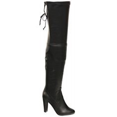 Breckelle's Pamela-10 Women's pointy toe thick heel over knee faux leather boots - Black - CI12O4SSP1U - Women's Shoes, Boots, Over-the-Knee  #OvertheKnee #Women's #Shoes # #Boots # #OvertheKnee Faux Leather Boots, Faux Leather Heels, Slouched Boots, Chunky Block Heels, Thick Heel, Shoes Collection, Thick Heels, Outdoor Style, Girl Style