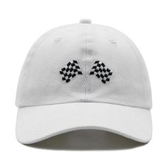 PRICES MAY VARY. Stylish and Comfortable: Our kids race flag hat are designed to provide both style and comfort for your son and daughter, grandson and granddaughter. These hats are perfect for daily wear and outdoor adventure, explore the world. Premium Material: The race car flag baseball hat for kids is made of classic washed cotton, lightweight and durable, breathable and comfortable. Bring kids comforts for all-day. Perfect for your kids to outside. Fits Most Sizes: Black white flag ball ca White Dad Hat With Letter Print And Flat Bill, White Dad Hat With Letter Print For Sports, White Six-panel Baseball Cap With Letter Print, White Sports Hat With Letter Print, White Dad Hat For Sports Events, Adjustable White Dad Hat For Sports Events, White Six-panel Dad Hat With Letter Print, White Cotton Hats For Sports Events, White Six-panel Hat With Letter Print