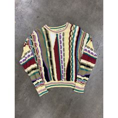 Used condition check dimensions before buying Pit to Pit:20 Length:20.5 Sleeve Length:25 E448 Retro Striped Knitted Sweater, Retro Multicolor Knit Sweater, Retro Multicolor Knit Top, Vintage Multicolor Jacquard Knit Sweater, Casual Multicolor Jacquard Knit Sweater, Multicolor Cotton Jacquard Knit Sweater, Retro Patterned Crew Neck Sweater, Vintage Multicolor Knitted Tops, Random Clothes