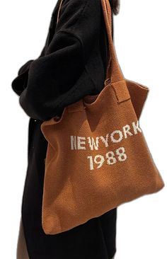 Brown Bag, Brown Bags, Shoulder Tote Bag, Shoulder Tote, Tote Bag, Pattern, Fabric, Color