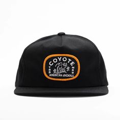 Coyotes were once referred to as "American Jackals", roaming the wilderness with an eye for causing trouble. We won't encourage all that, but this classic snapback with our custom patch will take you out in the wild, on any adventure. Mid crown Unstructured 5 panel Flat bill cap Front panel patch Adjustable snapback cl Apostolic Style, Custom Patch, Style Steampunk, Hat Patches, Hat Ideas, Outfits With Hats, Cool Hats, In The Wild, Cap Design