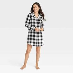 Women's Perfectly Cozy Flannel Plaid Nightgown - Stars Above White M Description: * Color: White * Size: M Full Length Robe, Flannel Nightgown, Wide Leg Lounge Pants, Soft Robes, Flannel Pajama Pants, Women's Robe, Cozy Flannel, Flannel Pajamas, Long Sleeve Flannel