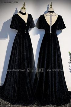 10% off now|Free shipping world-wide. Elegant Long Black Velvet Vneck Evening Dress with Sleeves at GemGrace. Click to learn our pro custom-made service for wedding dress, formal dress. View #EveningDresses for more ideas. Formal Dress With Sleeves, Evening Dress With Sleeves, Velvet Formal Dress, Dresses Elegant Long, Growth Motivation, Gorgeous Prom Dresses, Formal Dresses With Sleeves, Evening Dresses With Sleeves, Dress With Sleeves