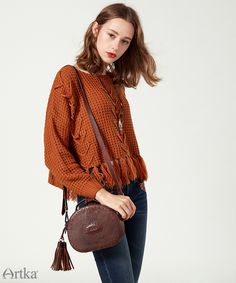 Hollow Out Tassel Knitted Jumper - 42.96 Trendy Fringe Sweater For Fall, Casual Fall Sweater With Tassels, Chic Fringe Sweater For Fall, Casual Fringe Sweater For Fall, Casual Winter Sweater With Tassels, Casual Knit Sweater With Tassels, Bohemian Chunky Knit Brown Sweater, Bohemian Brown Chunky Knit Sweater, Tassel Sweater