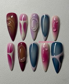 Soft Gel Tips, Edgy Nails, Nails Now, Work Nails, Classy Acrylic Nails, Pretty Gel Nails, Almond Acrylic Nails, Gel Tips, Soft Gel