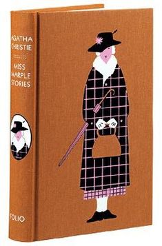 a brown book with an image of a woman in a dress and hat holding a cane