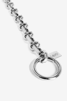 a key chain with a metal ring attached to it