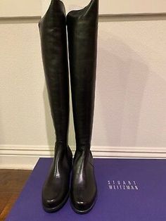 Great shopping ideas for Authentic Stuart Weitzman Women's Reserve Over-the-Knee Boots Black Napa NIB , Womens Shoes Fitted Knee-high Boots With Almond Toe For Winter, Fitted Almond Toe Knee-high Boots For Winter, Classic Black Fitted Knee-high Boots, Classic Fitted Knee-high Boots With Round Toe, Fitted Black Knee-high Boots Almond Toe, Stuart Weitzman Boots, Stretch Back, Shopping Ideas, Boots Black