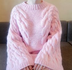 Pink Knitted Sweater Chunky Knit Sweater Oversized Knit Sweater Cable Knit Sweater Bomber Knit Sweater Cozy Knit Sweater Wool Sweater Our products are created according to customer's exact sizes. Every clothing is knitted with love. With personalization you can tell us your exact sizes. Handmade Materials: Wool, Acrylic 30 degree Wash / Hand Wash See more hand knitted products of our shop  https://www.etsy.com/shop/TINAFASHIONSHOP Chunky Knit Sweater Outfit, Chunky Sweater Outfit, Pink Knitted Sweater, Knit Sweater Oversized, I Love Mr Mittens, Pink Oversized Sweater, Knit Sweater Outfit, Chunky Oversized Sweater, Oversized Knit Sweater