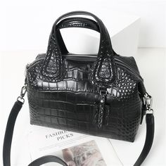 Free U.S. shipping. Style:  , color:Black, suite for season：Spring, Summer, Autumn ，Anniversary, Party, Red Carpet, Material Genuine Leather, Black Leather Crocodile Print Top Handle Boston Bag Crossbody Bags Luxury Black Mobile Phone Evening Bag, Luxury Black Evening Bag For Mobile Phones, Luxury Black Evening Bag With Mobile Phone Holder, Luxury Large Capacity Evening Satchel, Luxury Evening Satchel With Large Capacity, Party Tote Bag With Zipper Closure, Black Mobile Phone Box Bag For Shopping, Luxury Black Crossbody Box Bag, Large Capacity Crossbody Satchel For Party