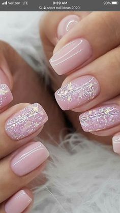 Nails Gold, Homecoming Nails Acrylic, Glitter Gel Nails, Nails White, Bride Nails, Nails Almond, Homecoming Nails