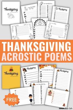 thanksgiving writing activity for kids with free printables