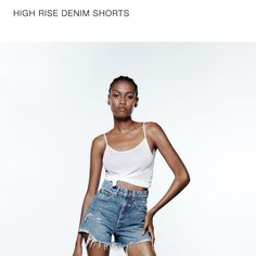 Zara High Waisted Bottom Down Shorts With Rips Summer Jeans With Built-in Shorts For Day Out, High-waist Stretch Jeans For Summer, Spring High Waist Stretch Jean Shorts, Chic High-waisted Jean Shorts For Summer, Chic Stretch Jean Shorts For Spring, Chic Denim Summer Bottoms, Chic Mid-rise Jeans For Summer, Chic Stretch Jean Shorts For Summer, Summer Mid-rise Jeans With Built-in Shorts