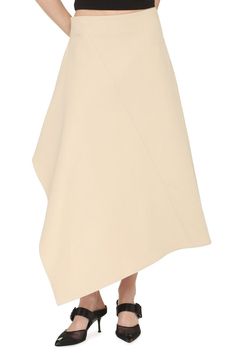 Cotton midi skirtAsymmetric item100% CottonGender: WOMENMaterial: COTTONColor: BEIGEMade in: ITProduct ID: 744509V0BT0_9016*Import tax/duty will be calculated at checkout (If applicable) Spring Workwear Draped Midi Skirt, Spring Draped Skirt For Workwear, Chic Asymmetrical Draped Skirt For Work, Modern Skirt With Asymmetrical Hem For Work, Asymmetrical Pleated Skirt For Work, Elegant Wrap Skirt With Asymmetrical Hem For Work, Spring Midi Draped Skirt, Beige Flared Evening Skirt, Workwear Midi-length Draped Skirt