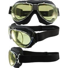 These hand-sewn padded leather goggles are modeled after early 20th century riding gear. Lenses are high definition, nondistortive, scratch resistant, 100% UVA/UVB polycarbonate for perfect visibility in all conditions. The Streetfighter is designed to be used over a helmet thanks to the adjustable fork where the elastic band is mounted. Separated frames assure perfect adjustability to fit all faces. The air intakes in the frame are positioned for maximum ventilation. High quality polycarbonate Big Pants, Goggles Glasses, Kei Fashion, Concept Clothing, Cool Glasses, Sports Glasses, Chrome Frame, Riding Gear, Designer Sunglasses