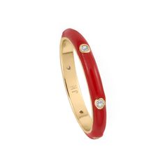 Red Red Stackable Open Ring Jewelry, Red Stackable Open Rings For Anniversary, Red Stackable Open Ring, Red Open Enamel Ring, Trendy Red Stackable Jewelry, Modern Red Jewelry For Everyday, Modern Red Everyday Jewelry, Modern Red Open Ring, Red Round Ring For Everyday