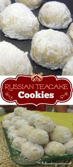 russian teacake cookies are ready to be eaten