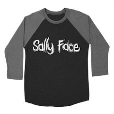 Sally Face in Women's Baseball Triblend Longsleeve T-Shirt Grey Triblend Sleeves by Official Sally Face Merch Sally Face Shirt, Sally Face Merch, Sally Face Outfits, Sally Face Game, Ideal Wardrobe, Sally Face, Ellie Williams, Baseball Women, Fall Shopping