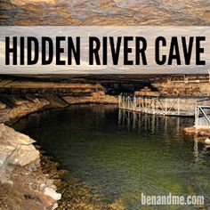 the hidden river cave is located in an area that looks like it's been built into