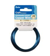 the craft designer copper wire is blue