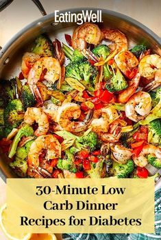 Nutrition Goals, Complex Carbs, Healthy Recipes For Diabetics, Tasty Meals, Blood Sugar Diet, Makanan Diet, Low Carb Dinner Recipes, Low Carb Dinner, Idee Pasto Sano