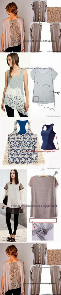 the instructions to make an easy and stylish top