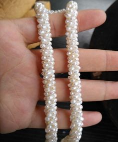 "Multi Strand Pearl Genuine Freshwater White Seed Pearls  Off Round Pearl Beads 16.5\" Strand  PB1908 Material genuine freshwater pearl, fully drilled Qty  1 strand/PKG, 16.5 inches around Color white Pearl Size  approx. 3-4mm Please note that it is estimated size More quantity? Wholesale price? Convo us!" Beaded Rondelle Pearl Necklace, Rondelle Pearl Necklace With Polished Beads, White Pearl Beaded Necklace In Rondelle Shape, White Pearl Beaded Necklaces In Rondelle Shape, Akoya Pearl Necklace With Round Beads, Anniversary Pearl Necklace With Polished Beads, Pearl White Beaded Necklace With Pearl Pendant, Round Pearl Beaded Necklaces With Polished Beads, Round Beaded Necklaces With Pearl Drop For Jewelry Making