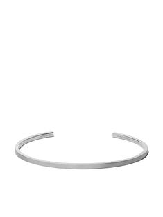 Sterling silver 7 Grams Ribbon bracelet from Le Gramme featuring an open design. Size: S = 17cm / M = 18cm / L = 19cm / XL =20cm | Le Gramme 7 Grams Ribbon bracelet Doctor Jewelry, Ribbon Bracelet, Cuff Design, Ribbon Bracelets, Bracelet In Silver, Five Points, Open Design, Engraved Logo, Silver Bracelets