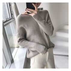 Feel Like Cashmere! Super Soft! Never Worn. Casual Taupe Sweater For Spring, Casual Taupe Sweater For Fall, Trendy Neutral Spring Sweater, Trendy Spring Neutral Sweater, Casual Neutral Sweater For Spring, Casual Beige Spring Sweater, Casual Neutral Winter Tops, Colorful Sweaters, Feel Like