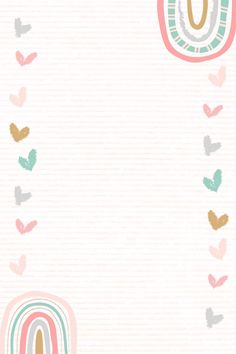 the letter u is surrounded by small hearts and arrows in pastel colors on a white background