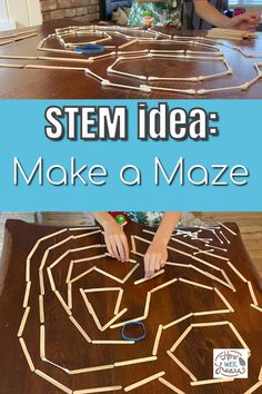 Kid Challenges Activities, Stem Activities Elementary, Math Art Activities, Maze For Kids, Elementary Stem, Maze Activity, Stem Elementary