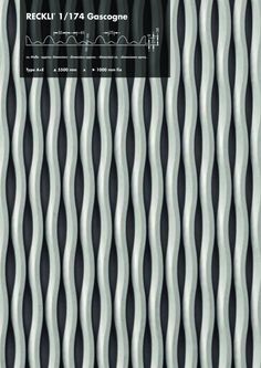 an image of wavy lines in black and white with the caption recul 17 / 74 gauge