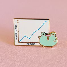 Stonks Frog Pin – rainylune Frog Things To Buy, Frog Pin, Cute Enamel Pins, Frog Pins, Enamel Pin Collection, Bag Pins, Investing Tips, Frog Art, A Frog