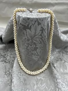 ~This unique cluster type strand of freshwater pearls is really beautiful. ~Sterling Silver Clasp.. the style appears to be vintage. ~Free Shipping ~We love all things vintage! but...because most of our items have been loved by someone before us we can't always promise the item is in pristine or brand new condition. We do our best to note if there are any defects/issues/imperfections on anything we sell... ~Please review the photos carefully the photos will also help you understand the actual condition of the items. In the event that you have any questions or need any clarification please don't hesitate to ask. We love questions and always strive for exceptional customer service. The only way we can provide that is if you ask before purchasing. Thank you! Many other great vintage items ava Love Questions, The Only Way, Fresh Water, Freshwater Pearls, Vintage Items, Customer Service, Beaded Necklace, Jewelry Necklaces, Accessory Gift